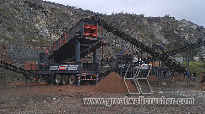 jaw crusher and cone crusher for 80 tph mobile crushing plant 